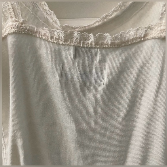 Abercrombie & Fitch Girls Large White Lace Tank Top-Camisole - Picture 5 of 8